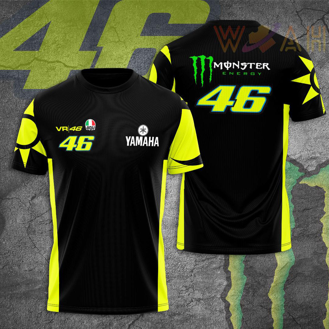 VR46 Monster 3D T shirt