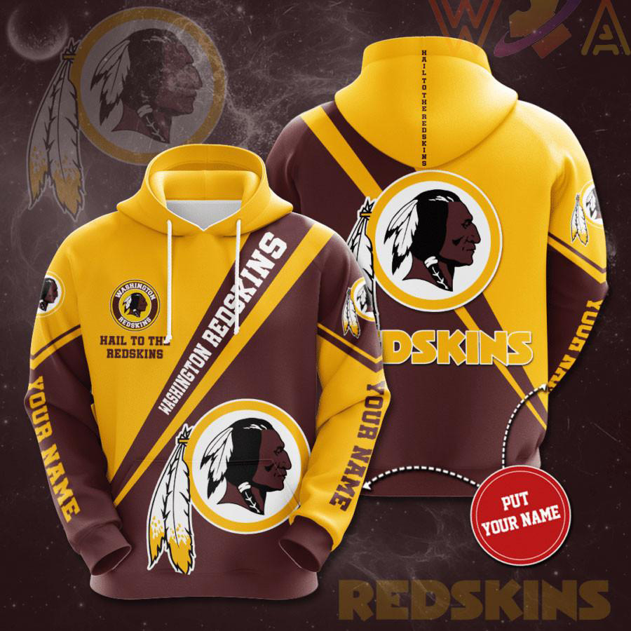 Washington Redskins 3D Hoodie 02