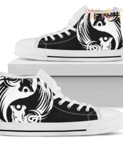bomber high top shoe ying yang wolf a21