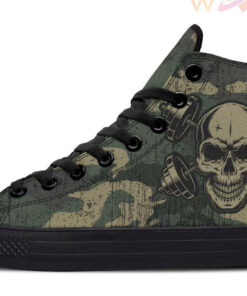 camo weights lift like a boss high top canvas shoes