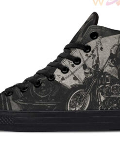 four aces rider high top canvas shoes