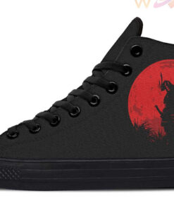 full moon guard high top canvas shoes
