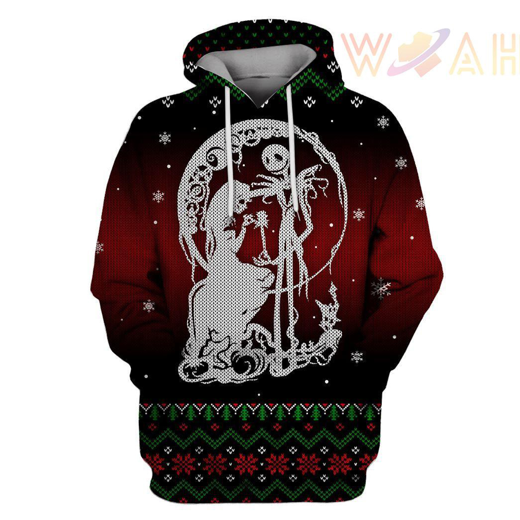 jack skellington and sally hoodies