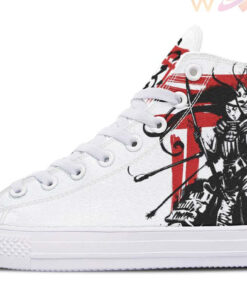 japanese gladiator high top canvas shoes