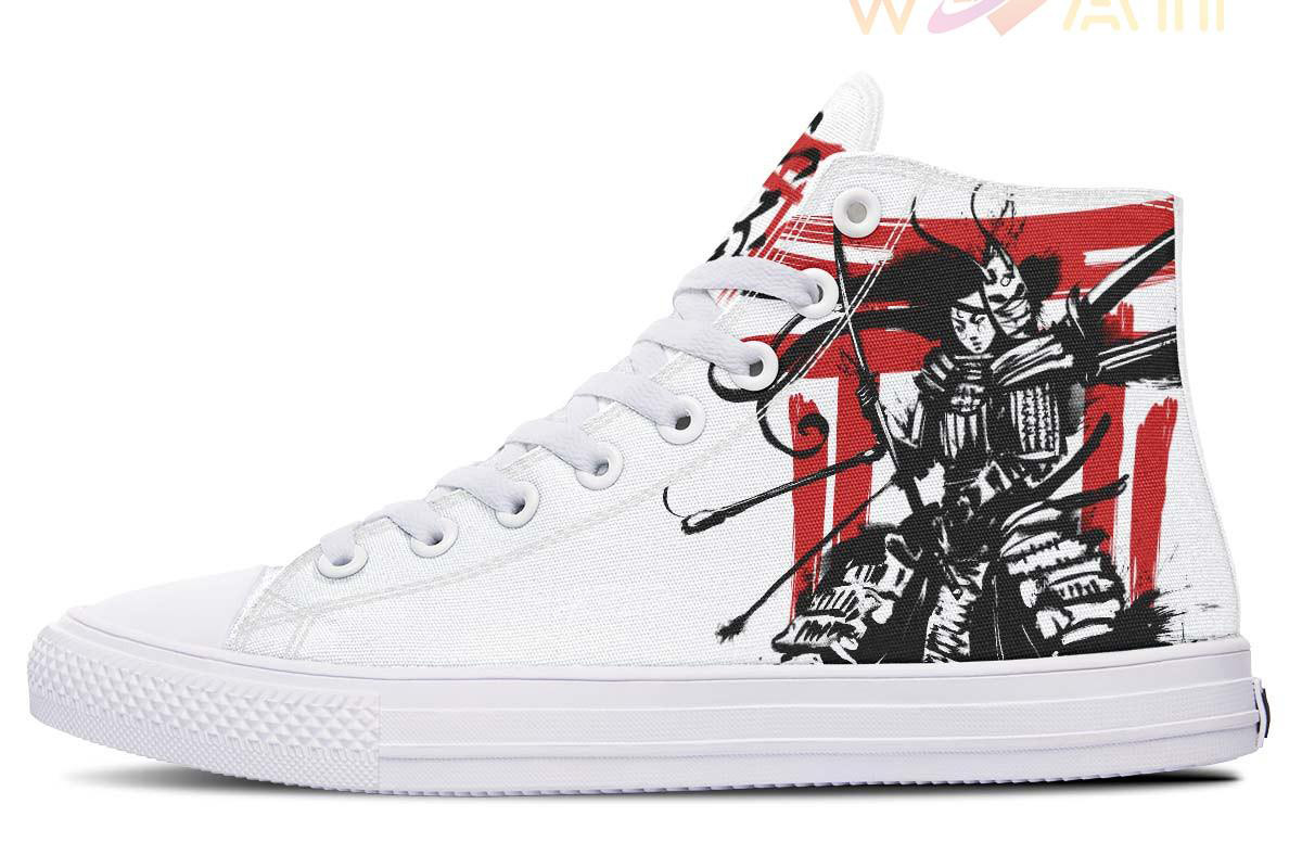 japanese gladiator high top canvas shoes