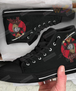 japanese samurai high top shoes