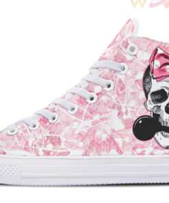 pink bandana high top canvas shoes