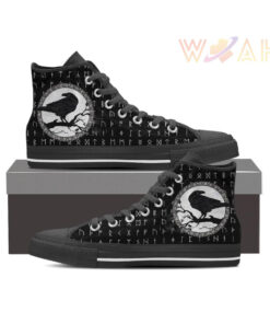 raven high top shoe a15