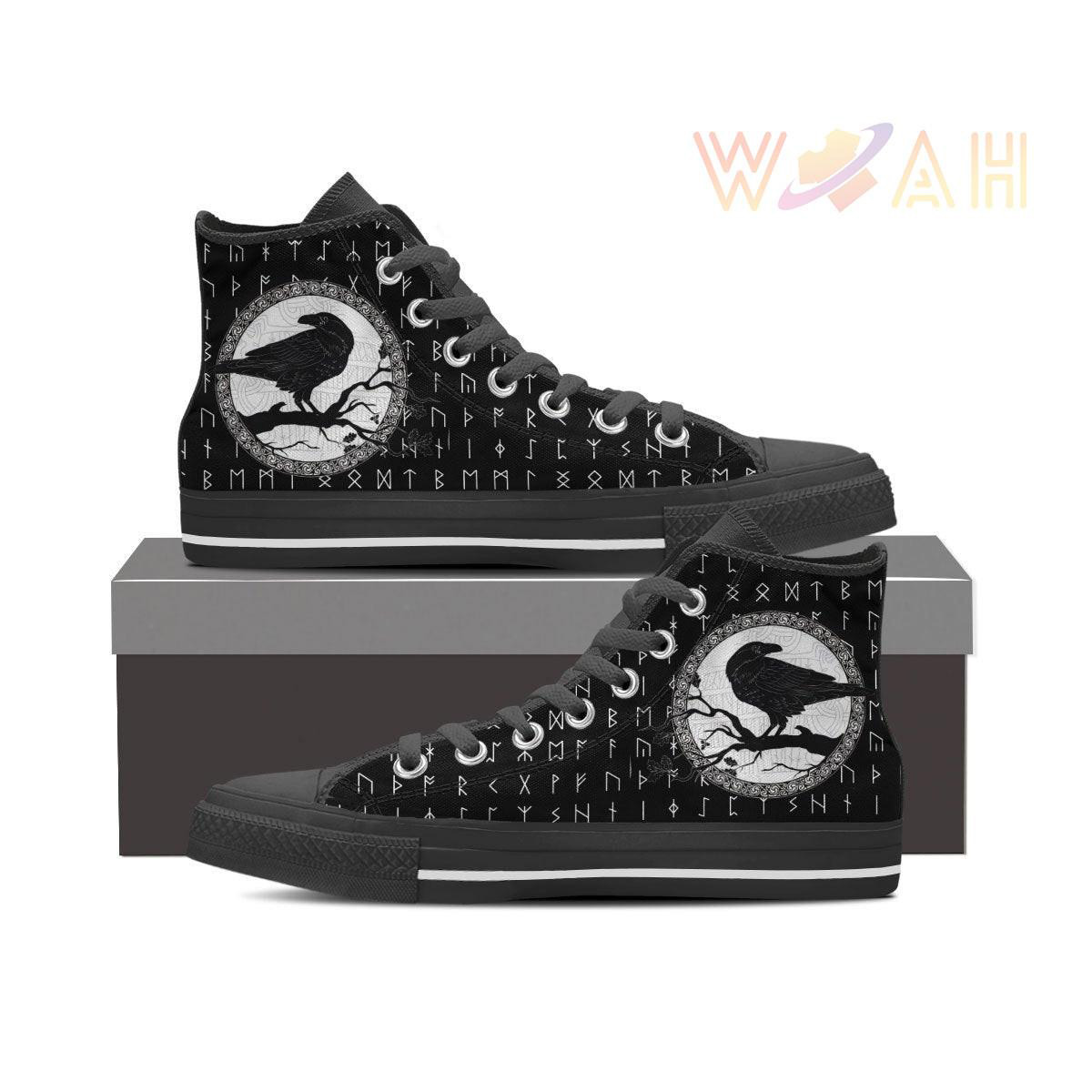 raven high top shoe a15