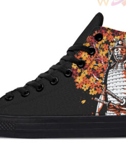 samurai and fall high top canvas shoes