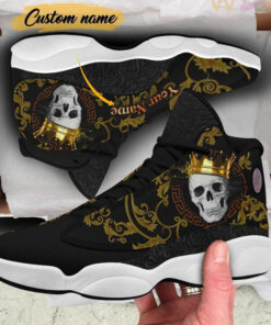 skull ajd 13 sneakers shoes for men and women air jd13 shoes skull king shoes unisex shoes