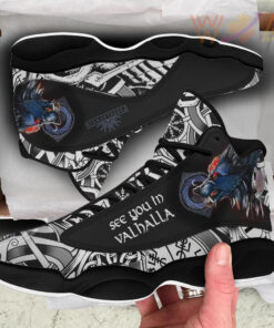 viking fenrir wolf 3d high top sneakers shoes womensmens a27