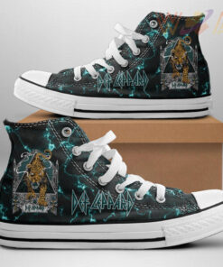 Def Leppard High Top Canvas Shoe WOAHTEE05923S5 Design 2