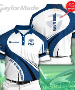Personalized TaylorMade x PGA Championship polo shirt WOAHTEE161023S2