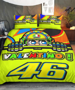 VR46 Valentino Rossi luxury bedding set WOAHTEE231023S3