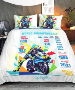 VR46 World Championship luxury bedding set WOAHTEE231023S13