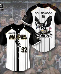 AFL Premiers Collingwood FC baseball jersey WOAHTEE031123S2