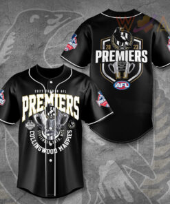 Collingwood FC baseball jersey WOAHTEE011123S4