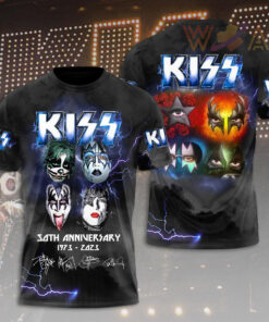Kiss Band 50TH Anniversary T shirt WOAHTEE131123S2