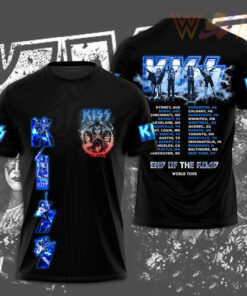 Kiss Band Black T shirt WOAHTEE231123S3