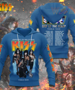 Kiss Band End of the Road World Tour Hoodie WOAHTEE211123S4