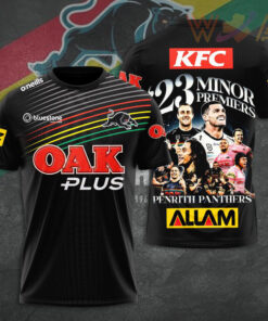 Penrith Panthers 2023 NRL Minor Premiership T shirt WOAHTEE141123S3