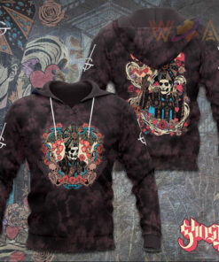 Ghost Band Abstract Hoodie WOAHTEE011223S4