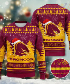 Brisbane Broncos Ugly Christmas Sweater WOAHTEE0124T