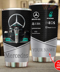 Personalized Mercedes AMG Petronas F1 Tumbler Cup WOAHTEE0124ZP