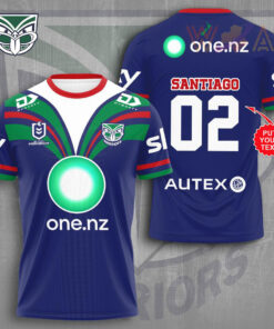 Personalized New Zealand Warriors T shirt WOAHTEE0124ZK