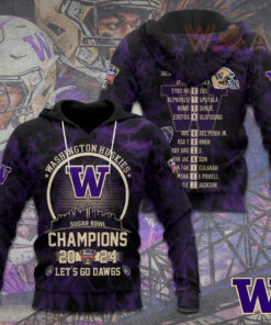 Washington Huskies Football Hoodie WOAHTEE0124SS