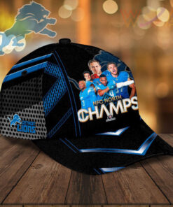 Detroit Lions NFC North Champions Hat NFL Caps WOAHTEE0224B