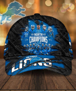 Detroit Lions North Champions Hat NFL Caps WOAHTEE0224C