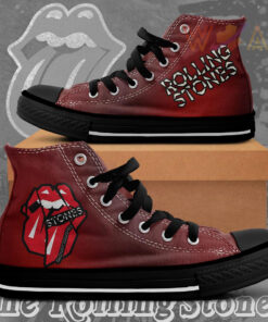 The Rolling Stones High Top Canvas Shoe WOAHTEE0224SR Design 02