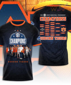 Auburn Tigers Men Basketball Tournament T shirt WOAHTEE0324ZI