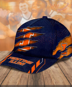 Illinois Fighting Illini Mens Basketball Hat NBA Cap WOAHTEE0324ZK L