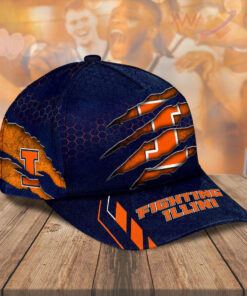 Illinois Fighting Illini Mens Basketball Hat NBA Cap WOAHTEE0324ZK R