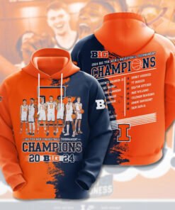 Illinois Fighting Illini Mens Basketball Hoodie WOAHTEE0324XF