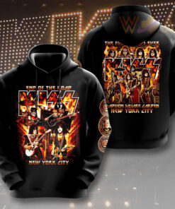 Kiss Band Black Hoodie WOAHTEE0324SV
