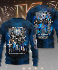 Kiss Band Blue Sweatshirt WOAHTEE0324SY