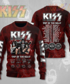 Kiss Band End of the Road World Tour Sweatshirt WOAHTEE0324V