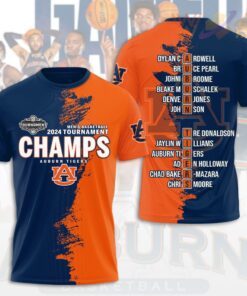 Men Basketball Tournament Auburn Tigers T shirt WOAHTEE0324ZL