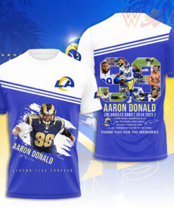 Aaron Donald X Los Angeles Rams T shirt WOAHTEE0424ZM