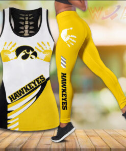 Iowa Hawkeyes Tank Top Leggings WOAHTEE0424SR