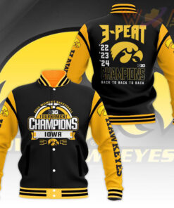 Iowa Hawkeyes varsity jacket WOAHTEE0424SN