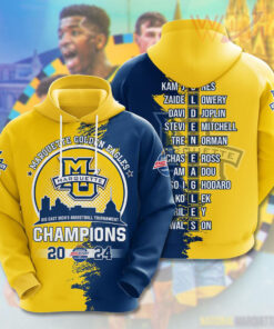 Marquette Golden Eagles Mens Basketball Hoodie WOAHTEE0424A
