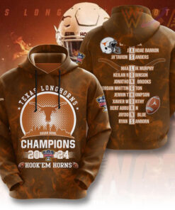 Texas Longhorns Football Peace of Mind Hoodie WOAHTEE0424F
