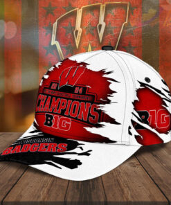 Wisconsin Badgers Mens Basketball Cap WOAHTEE0424S R