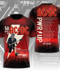 AD DC PWR UP T shirt WOAHTEE0524SW