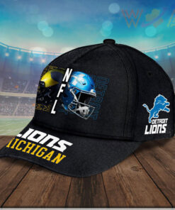 Detroit Lions x Michigan Wolverines Cap WOAHTEE0524SL L